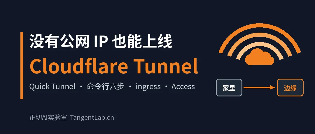 封面——Cloudflare Tunnel 实操